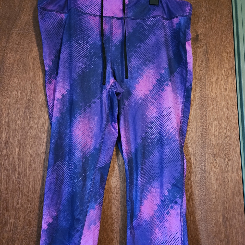 Xersion Cosmic Purple Pink Leggings